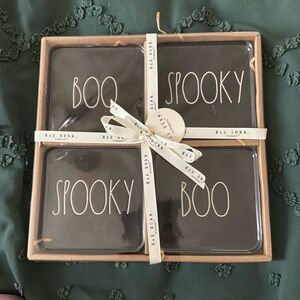 Rae Dunn Halloween Coasters
